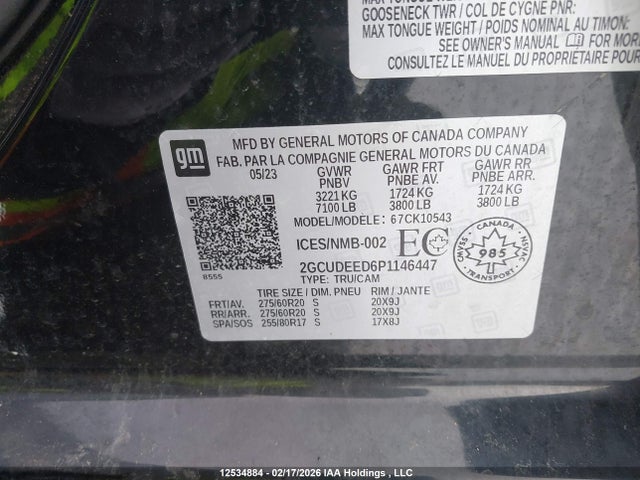 2GCUDEED6P1146447 Chevrolet Silverado 1500
