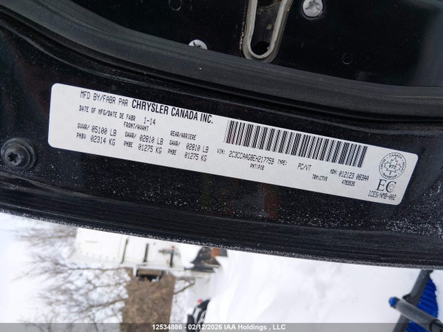 Продаж на аукціоні авто 2014 Chrysler 300, vin: 2C3CCAAG8EH217759, номер лоту: 12534886