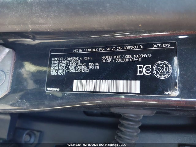 YV140MTL2J2462123 Volvo S60 T5