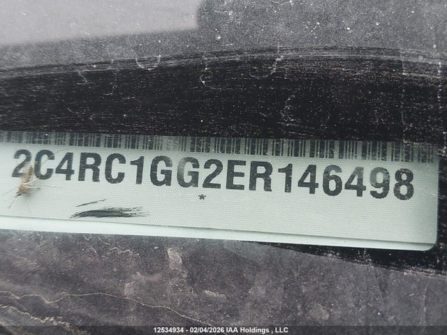 2C4RC1GG2ER146498 Chrysler Town &amp; Country Limited