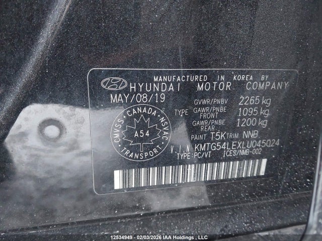 KMTG54LEXL4045024 Genesis G70