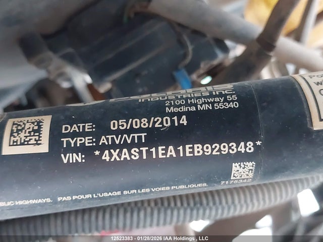 Polaris Rzr 1000 Xp Eps 2014 4XAST1EA1EB929348 Image 9