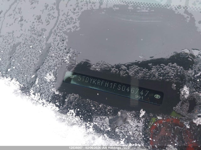 5TDYKRFH1FS046747 Toyota Highlander Limited/ltd Platinum