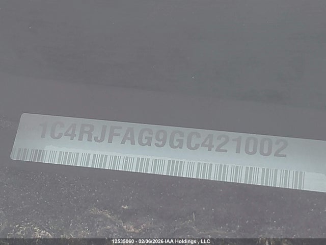 1C4RJFAG9GC421002 Jeep Grand Cherokee Laredo