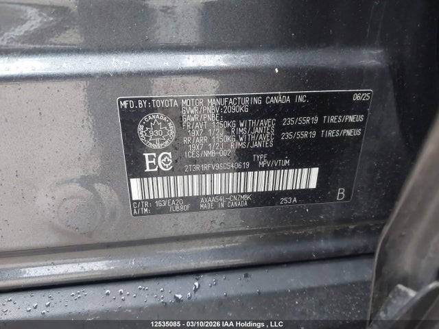 2T3R1RFV9SC540619 Toyota Rav4 Xle/xle Premium