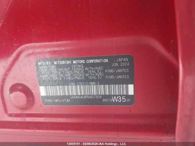 Mitsubishi RVR ES 2024 JA4AHUAU6RU607929 Image 19