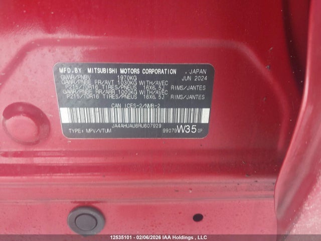 Mitsubishi RVR ES 2024 JA4AHUAU6RU607929 Image 9