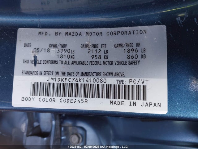 Mazda Cx-3 Touring 2019 JM1DKFC76K1410080 Image 18