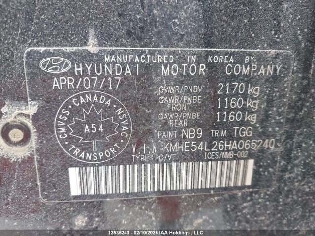 KMHE54L26HA065240 Hyundai Sonata Plug-in Hybrid Ultimate