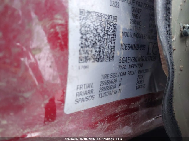 5GAEVBKW0RJ127439 Buick Enclave Premium Awd
