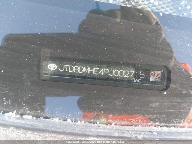 JTDBDMHE4PJ002715 Toyota Corolla Hybrid Le