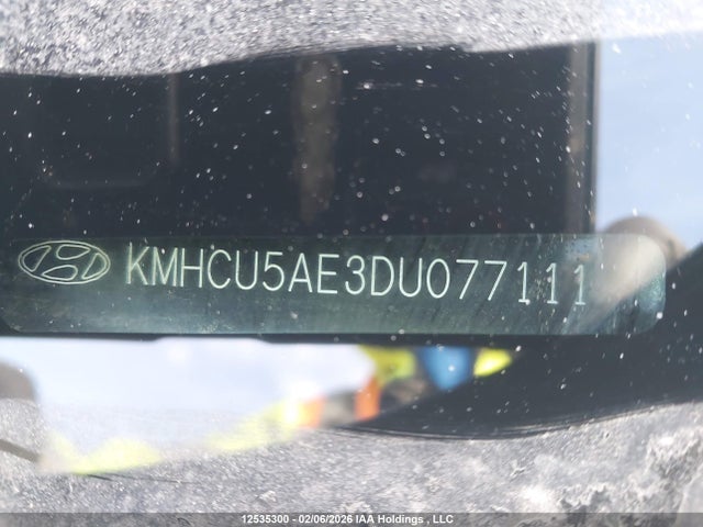 12535300 :رقم المزاد ، KMHCU5AE3DU077111 vin ، 2013 Hyundai Accent Gls مزاد بيع