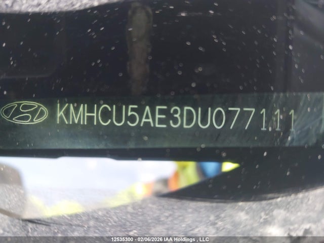 12535300 :رقم المزاد ، KMHCU5AE3DU077111 vin ، 2013 Hyundai Accent Gls مزاد بيع