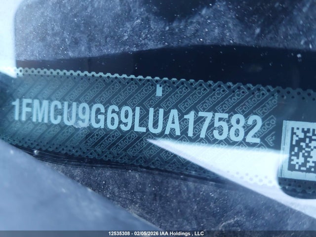 2020 Ford Escape Se მანქანა იყიდება აუქციონზე, vin: 1FMCU9G69LUA17582, აუქციონის ნომერი: 12535308