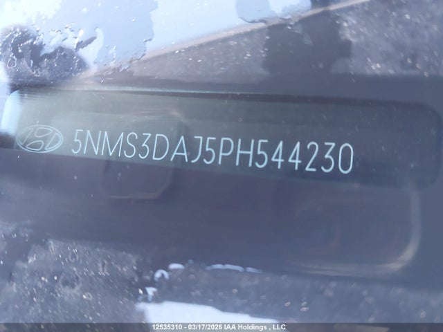 2023 Hyundai Santa Fe Preferred Awd მანქანა იყიდება აუქციონზე, vin: 5NMS3DAJ5PH544230, აუქციონის ნომერი: 12535310