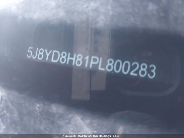 5J8YD8H81PL800283 Acura Mdx Type S Ultra