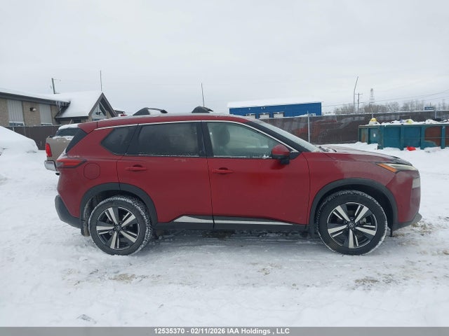 12535370 :رقم المزاد ، JN8AT3DD8MW317526 vin ، 2021 Nissan Rogue Platinum مزاد بيع