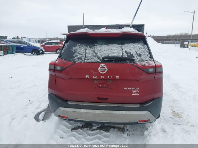 12535370 :رقم المزاد ، JN8AT3DD8MW317526 vin ، 2021 Nissan Rogue Platinum مزاد بيع