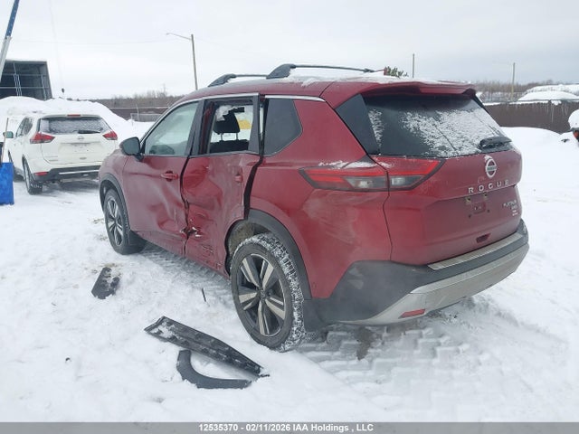 12535370 :رقم المزاد ، JN8AT3DD8MW317526 vin ، 2021 Nissan Rogue Platinum مزاد بيع