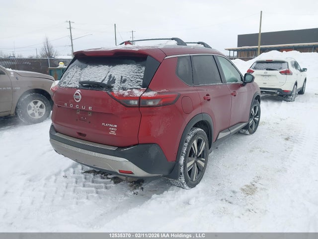 12535370 :رقم المزاد ، JN8AT3DD8MW317526 vin ، 2021 Nissan Rogue Platinum مزاد بيع
