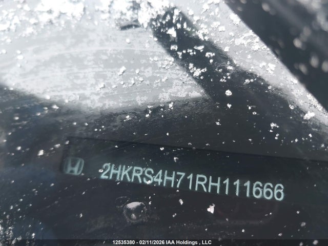2HKRS4H71RH111666 Honda Cr-v Ex-l