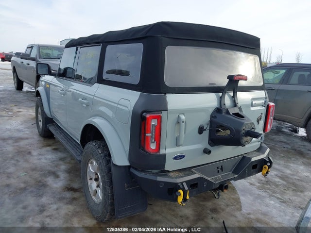 Продажа на аукционе авто 2022 Ford Bronco Outer Banks, vin: 1FMDE5BH3NLB19441, номер лота: 12535386