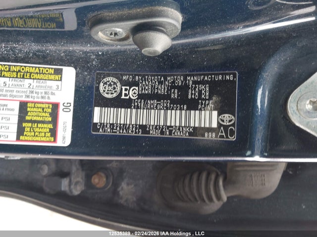 12535389 :رقم المزاد ، 2T1BURHE9KC170318 vin ، 2019 Toyota Corolla L/le/xle/se/xse مزاد بيع