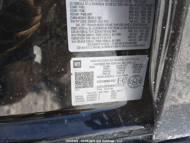 1GCUDEE86RZ337122 Chevrolet Silverado 1500 Rst