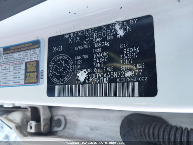 KNDEPCAA5N7251377 KIA Seltos Lx
