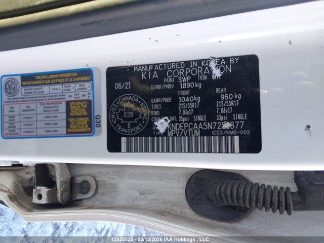 KNDEPCAA5N7251377 KIA Seltos Lx