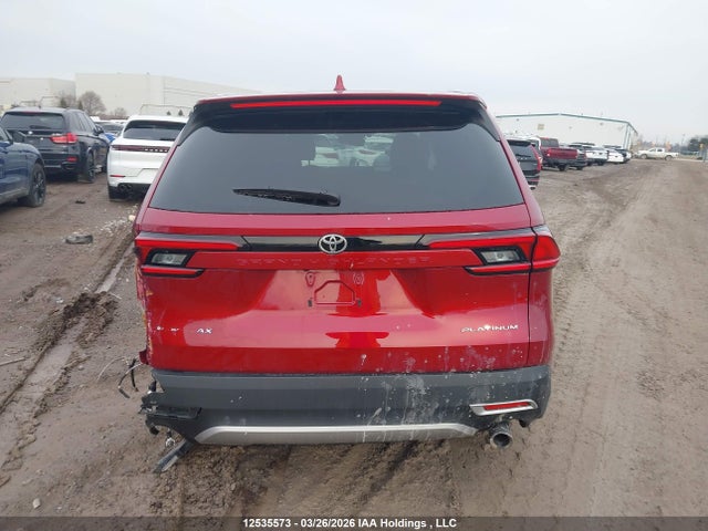 12535573 :رقم المزاد ، 5TDADAB59SS014440 vin ، 2025 Toyota Grand Highlander Hybrid Platinum Max مزاد بيع