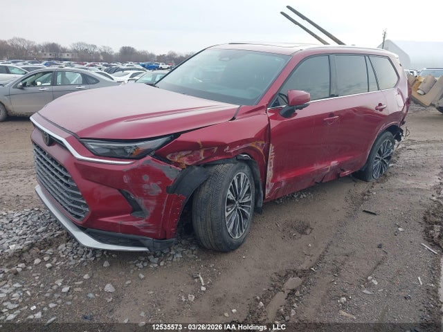 12535573 :رقم المزاد ، 5TDADAB59SS014440 vin ، 2025 Toyota Grand Highlander Hybrid Platinum Max مزاد بيع