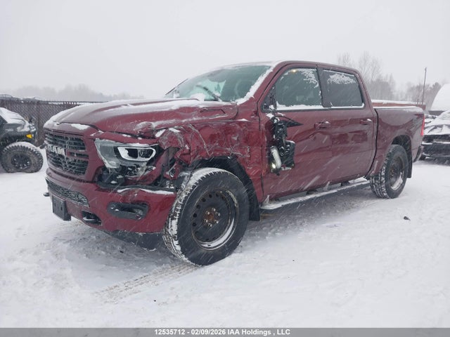 12535712 :رقم المزاد ، 1C6SRFFTXLN139375 vin ، 2020 Ram 1500 Big Horn مزاد بيع