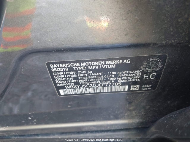 WBXYJ5C30JEF77785 BMW X2 Xdrive28i