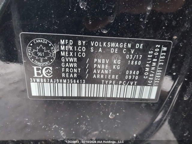 Volkswagen JETTA SE 2017 3VWB67AJ9HM356413 Image 18