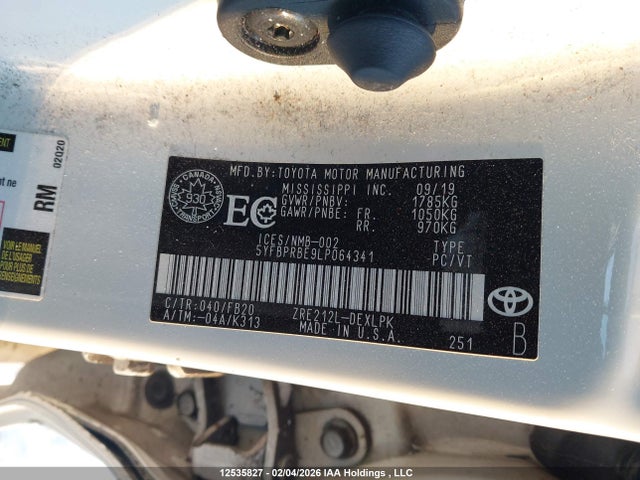 Toyota COROLLA LE 2020 5YFBPRBE9LP064341 Image 17
