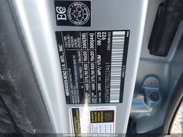 4JGFB4FB2TB522461 Mercedes-Benz Gle 350 4matic