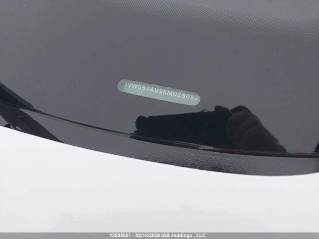 3VWG57AU2KM028082 Volkswagen Golf 1.4 Tsi Comfortline/1.4 Tsi Execline/1.4 Tsi Highline
