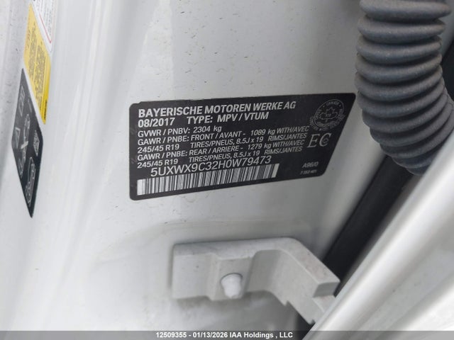 5UXWX9C32H0W79473 BMW X3 Xdrive28i