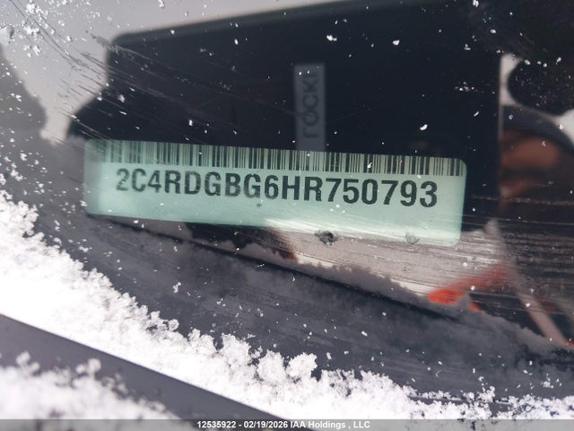 2C4RDGBG6HR750793 Dodge Grand Caravan Cvp/sxt