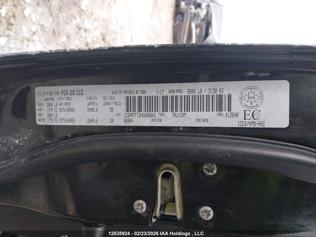 Aukcja sprzedaży 2017 Ram 1500 St, vin: 1C6RR7FT3HS668843, numer aukcji: 12535924