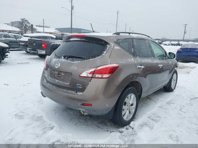 12535940 :رقم المزاد ، JN8AZ1MWXCW202820 vin ، 2012 Nissan Murano S/sl/le مزاد بيع
