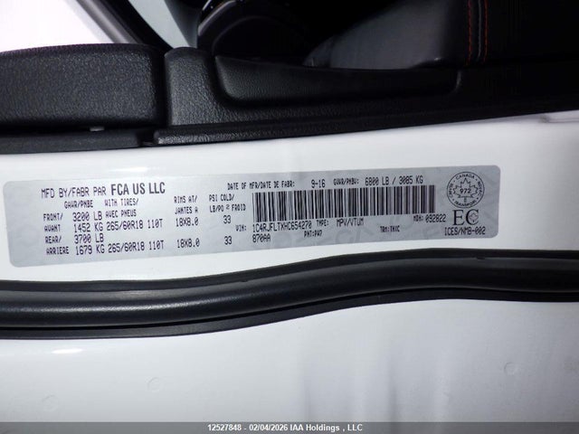 1C4RJFLTXHC654270 Jeep Grand Cherokee Trailhawk