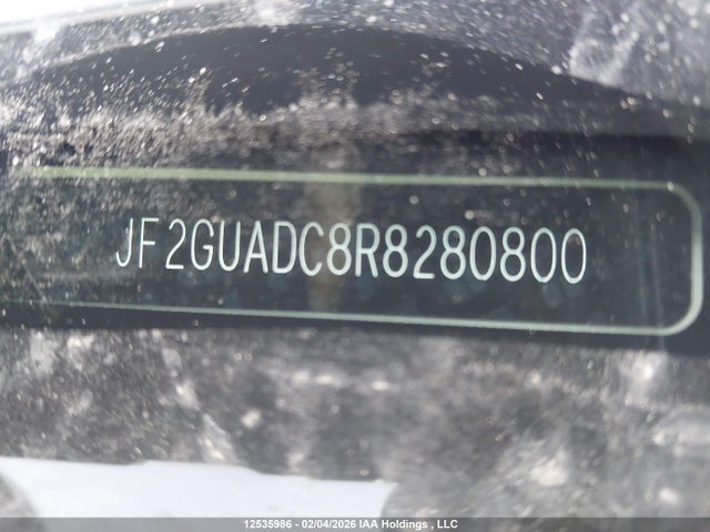 JF2GUADC8R8280800 Subaru Crosstrek Touring