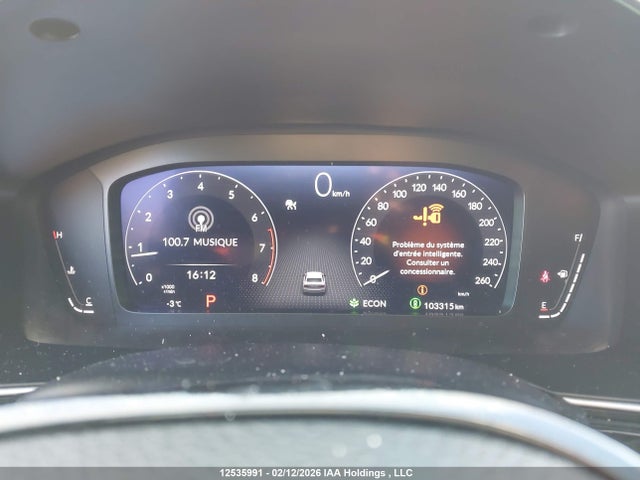 2HGFE1F94NH004936 Honda Civic Touring