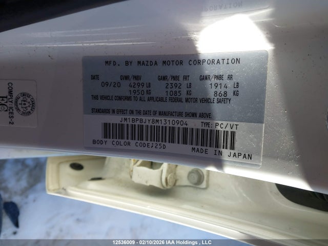 JM1BPBJY8M1310904 Mazda Mazda3 100th Anniversary Edition