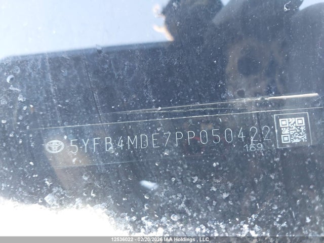 12536022 :رقم المزاد ، 5YFB4MDE7PP050422 vin ، 2023 Toyota Corolla Le مزاد بيع