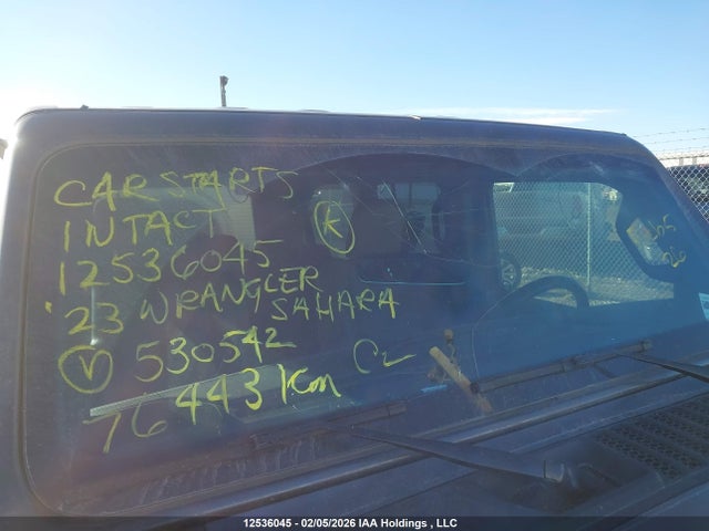 1C4HJXEM5PW530542 Jeep Wrangler Sahara