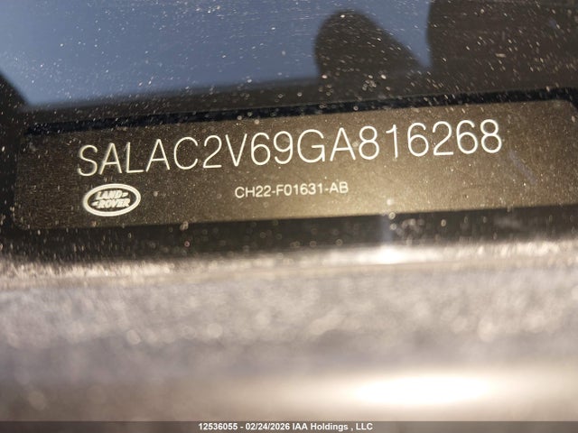 SALAC2V69GA816268 Land Rover LR4