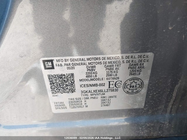 3GKALXEX6LL275930 GMC Terrain Denali